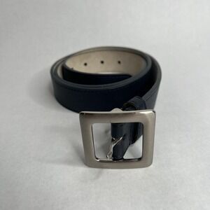 Genuine Leather Navy Belt 1.25" Wide One‎ Piece 100% Leather Belt Unisex 35"-38"
